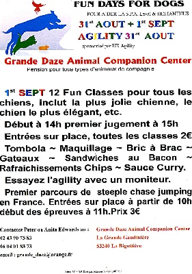 du Val d'Ernee - journées jeux canins